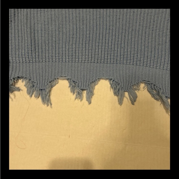SHEIN Light Blue Pullover‎ Sweater, Size L. - Picture 3 of 6